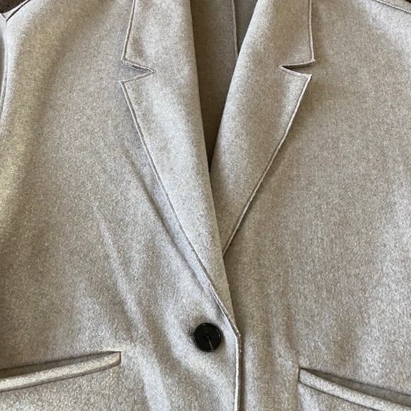 Zara Soft-Touch Coat-Oatmeal Color - Picture 5 of 6